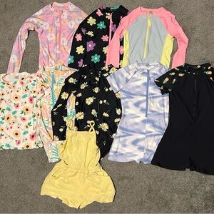 Colorful Girls Swimwear Collection